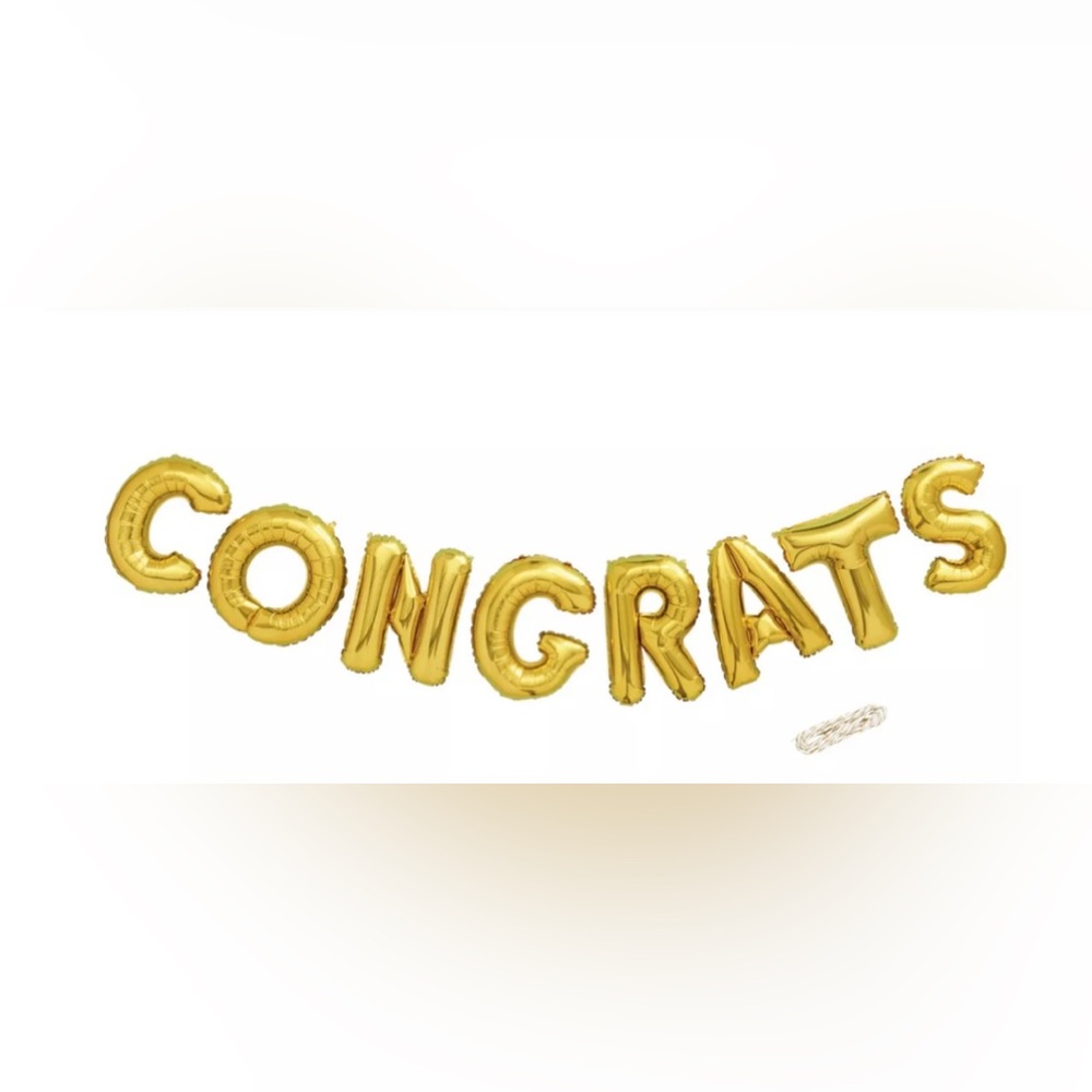 CONGRATS" MILAR BALLOONS
